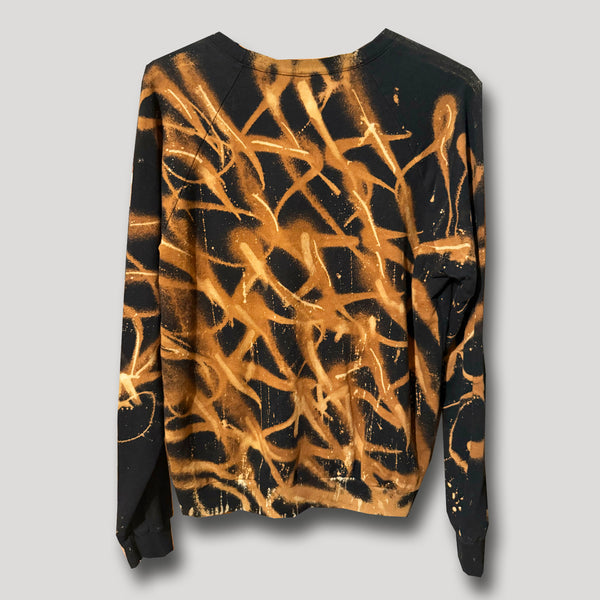 BLACK NEVER SLEEP URBANxCAMO CREWNECK MEDIUM