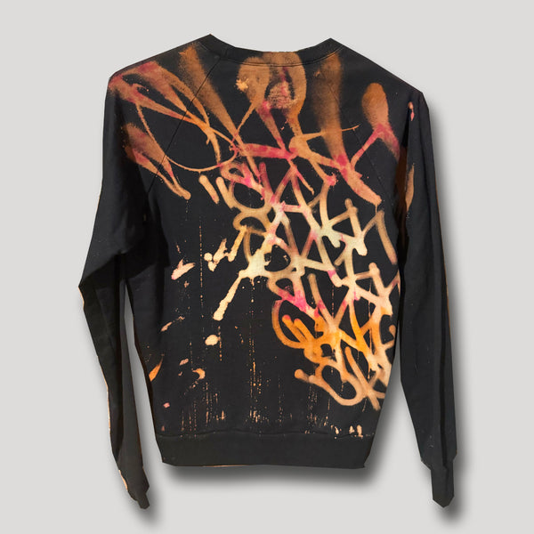 BLACK NEVER SLEEP URBANxCAMO CREWNECK SMALL