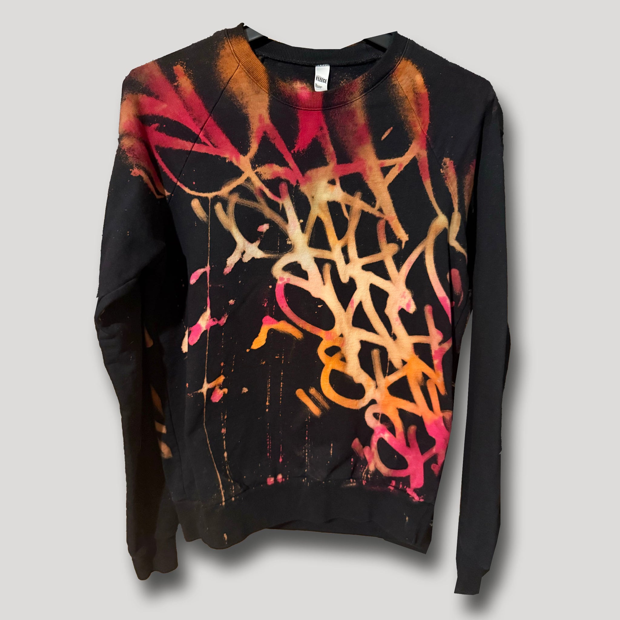 BLACK NEVER SLEEP URBANxCAMO CREWNECK SMALL