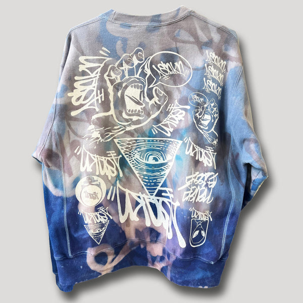 NEVER SLEEP URBANxCAMO CREWNECK L
