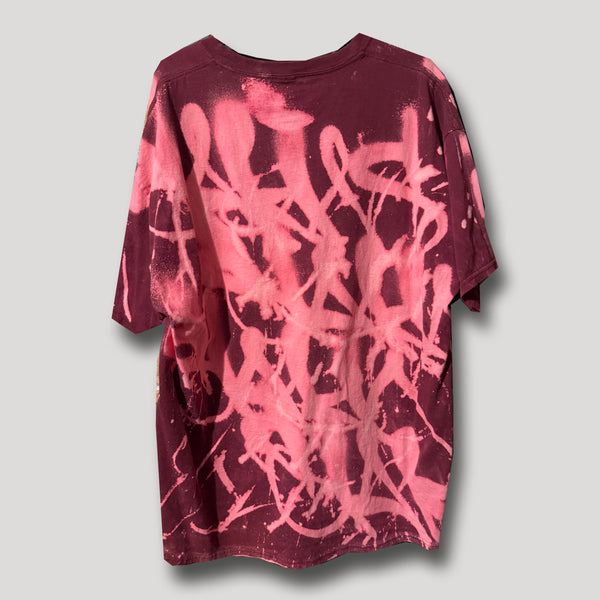 MAGENTA AND MAROON T SHIRT URBAN X CAMO XXL