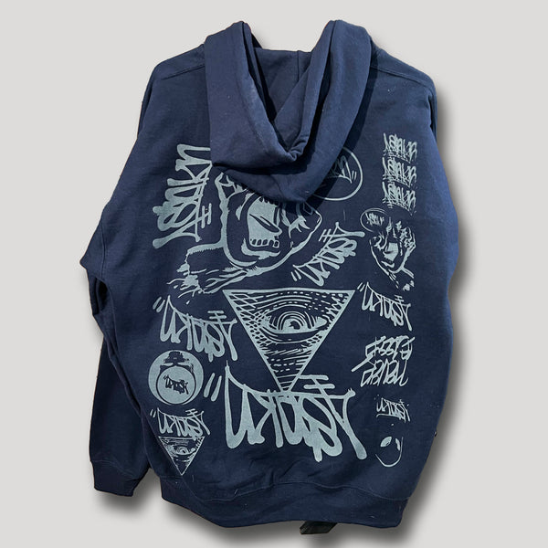 NEVER SLEEP SOLID STREET HOODY L