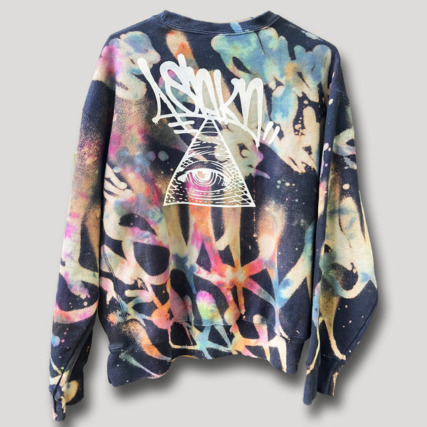 NEVER SLEEP URBANxCAMO CREWNECK L