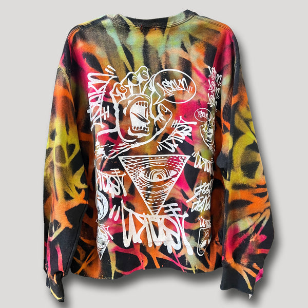 NEVER SLEEP URBANxCAMO CREWNECK L