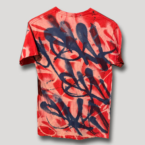 RED URBAN X CAMO T SHIRT SMALL