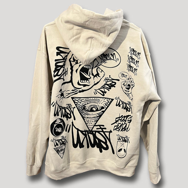 NEVER SLEEP SOLID STREET HOODY XL