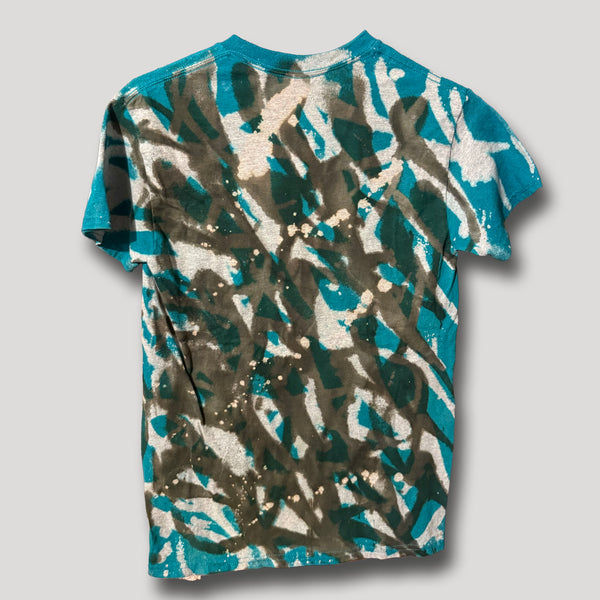 TEAL AND GREEN T SHIRT URBAN X CAMO SMALL