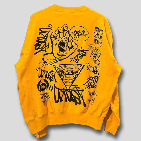 NEVER SLEEP URBANxCAMO CREWNECK L