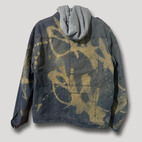 URBAN CAMO x HOODED LEVI'S  SHERPA JACKET M TAN AND BLACK