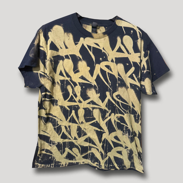 NAVY AND GREEN URBAN X CAMO T SHIRT L