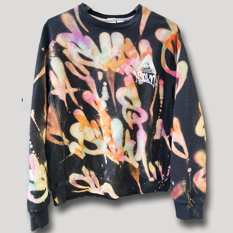 NEVER SLEEP URBANxCAMO CREWNECK SIZE XL
