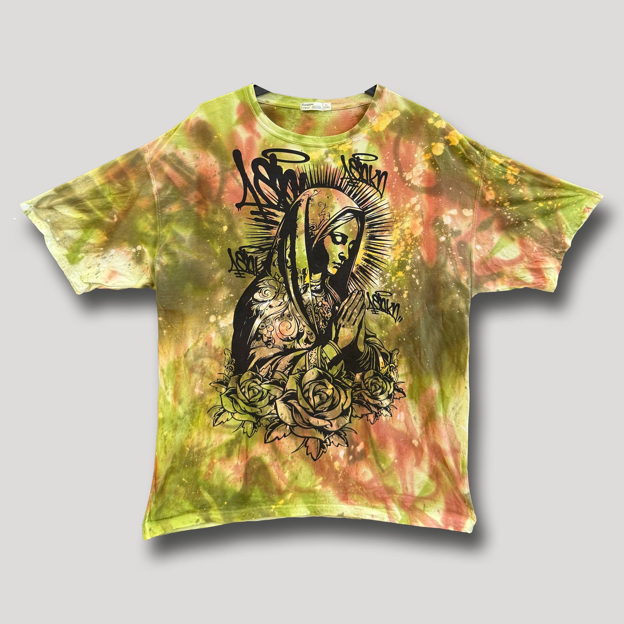 GREEN URBAN X CAMO VINTAGE MARY PRINT LARGE