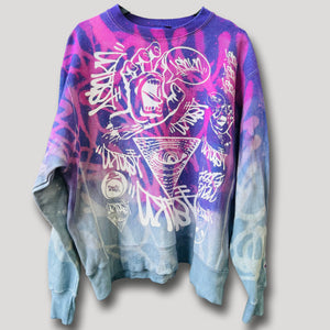 NEVER SLEEP URBANxCAMO CREWNECK SIZE L