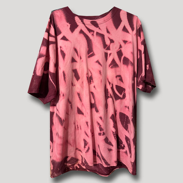 MAGENTA AND MAROON T SHIRT URBAN X CAMO XXL