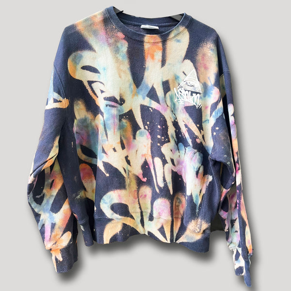 NEVER SLEEP URBANxCAMO CREWNECK L