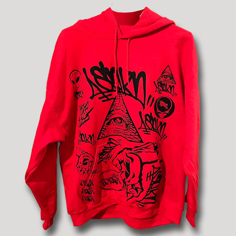 NEVER SLEEP SOLID STREET HOODY XL