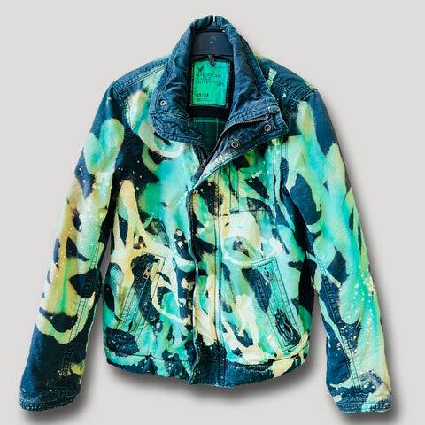 NEVER SLEEP URBANxAMERICAN EAGLE JACKET M