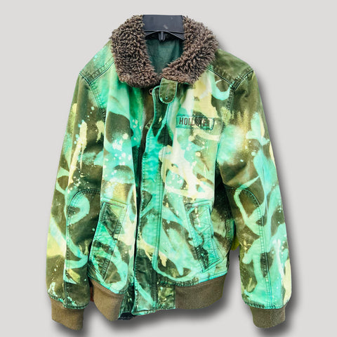 NEVER SLEEP URBANxCAMO HOLLISTER JACKET M