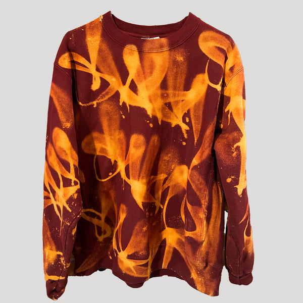 NEVER SLEEP URBANxCAMO CREWNECK L