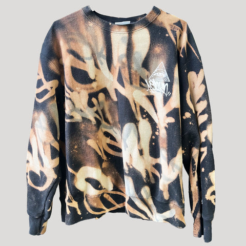 NEVER SLEEP URBANxCAMO CREWNECK Xxl